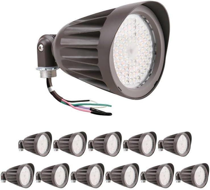 25W LED Bullet Spotlight Flood Light 3CCT Selectable Landscape Spotlight by OstekLedLighting