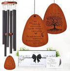 32 Inch Memorial Wind Chimes for Loss of Loved One, in Memory Sympathy Gift by CaptainD%C3%A9cor