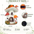 Solar Mushroom House Garden Decor, Fairy Garden Mushroom - Image 6
