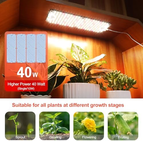 FECiDA High Output Flat Panel Grow Lights for Indoor Plants & Shelves - Image 4