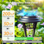 LETMY Solar Pathway Lights Outdoor, 8 Pack Solar Garden Lights Outdoor Waterproof, Auto On/Off Solar Powered Landscape Path Lights, Outdoor Solar Lights for Yard Lawn Patio Walkway Driveway - Image 2