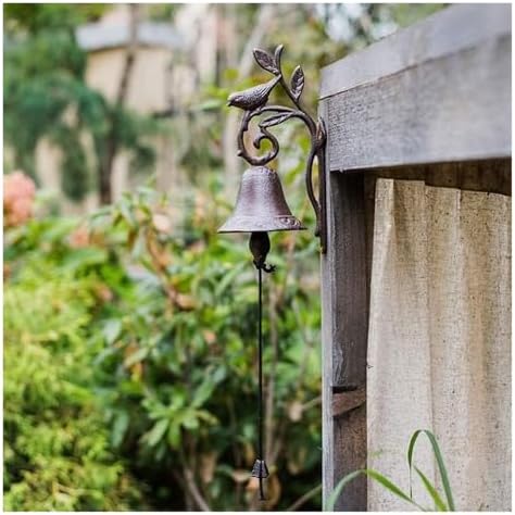 Cast Iron Doorbell, Cast Iron Dinner Bell, Cast Iron Dinner Bell Cast Iron Metal Bird Wall Mount Door Bell for Indoor Outdoor Door - Image 2