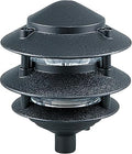 Generation Lighting Hardwired 120V Outdoor Pagoda Path Light, Black by GenerationLighting