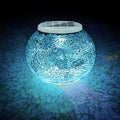 Aukora Solar Table Lamp, Waterproof Outdoor LED Light & Replacement Top, Panel Lantern Lid for Patio Garden Balcony Decor(Crack Glass) by AUKORA