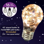 Norb NorbSTAR Star-Filled LED String Lights - Decorative LED 42 Foot Lights for Indoor & Outdoor, Warm White, Perfect for Weddings, Events, Patios, Bedrooms & Ambient Lighting, Energy-Efficient - Image 3