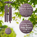ASTARIN Large Memorial Wind Chimes for Loss of Lover30/36/45inch, Personalized Sympathy Gift Dragonfly Wind Chime, Condolence Gifts for Funeral Loss of Mom Dad - Image 2
