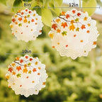 10 Inch Maple Leaves Fall Wind Spinner for Yard and Garden, Thanksgiving Branches Farmhouse Art Hanging Ornaments Outdoor 3D Kinetic Wind Sculpture Spinners Indoor Outdoor Patio Décor Ornaments Gift - Image 3