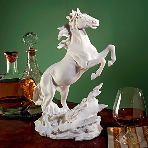 Design Toscano Untamed Beauty Bonded Marble Horse Statue - Image 6