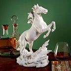 Design Toscano Untamed Beauty Bonded Marble Horse Statue - Image 6