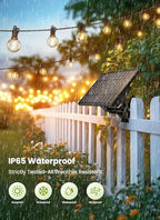 Brightown 208FT Solar String Lights Outdoor, IP65 Waterproof, Remote, Timer - Image 3