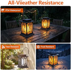4 Pack Solar Lanterns Outdoor Waterproof Hanging Lights - Image 4