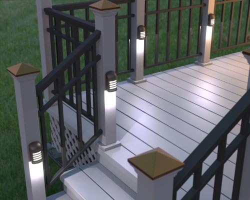 Xodus Battery Operated LED Deck/Stair Light, Motion Sensor, Bronze, 2 Pack - Image 3