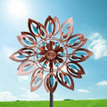 Wind Spinners for Outdoor Yard Decor, 360 Degrees Swivel Outdoor Metal Wind Spinner, 62" Wind Sculptures Garden Decor for Patio Lawn Yard by ANYTALK