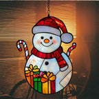 Cute Snowman Acrylic Suncatcher - Image 7