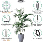 LORDEM Grow Light for Indoor Plants, Full Spectrum 6.3in Plant Light - Image 4