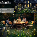 Solar Garden Lights Outdoor, 6 Pack Swaying Fairy Firework Lights Warm - Image 2