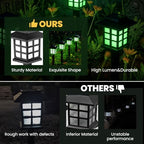 GIGALUMI Halloween Solar Lights Outdoor,12ps Green Halloween Decorations. - Image 5
