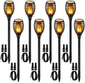 LUYE Low Voltage Torch Landscape Lights Wired Flickering Flames Torches Pathway Lights 12V Outdoor Torch Lighting with Connector Waterproof Landscape Lighting for Christmas Yard Decoration (8Pack) by LUYE