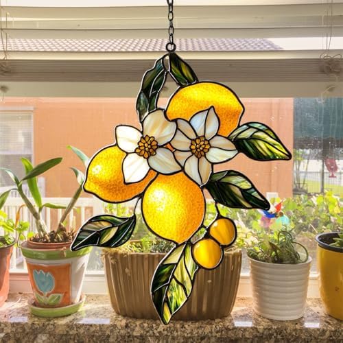 Lime Branch Acrylic Suncatcher - Image 4