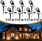 L LOHAS LED 5W Low Voltage Landscape Lighting Outdoor Spot Lights 8 Pack by LLOHASLED