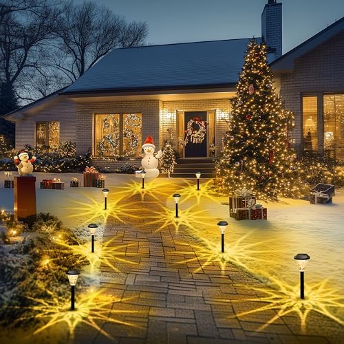 GIGALUMI 16 Pack Solar Lights Outdoor Waterproof, Solar Garden Lights - Image 7