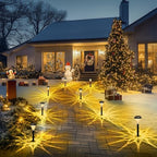 GIGALUMI 16 Pack Solar Lights Outdoor Waterproof, Solar Garden Lights - Image 7