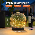 2-Pack 7.4x7.3 Solar Floating Pool Lights Ball Outdoor Water-Resistant IP66 Solar-Powered that Float Candles Flickering Lights for Swimming Pool Decor Pond Garden Party - Image 6