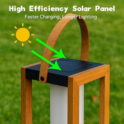 EcoGreen Solar Lanterns Outdoor Waterproof, Solar Lights for Yard (Large) - Image 4