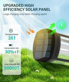 COXSENI Solar Pathway Lights Outdoor Waterproof Warm White, 6 Pack - Image 3