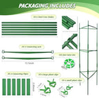 6 Pack Tomato Cage for Garden & Pots, Rust-Resistant Metal Plant Support - Image 2