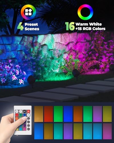 PAR36 LED Bulb, RGB Color Changing Low Voltage Lights 12V 2pcs - Image 2