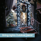 Solar Christmas Lights Outdoor, 6 Pack 270FT Solar String Lights Cool White - Image 5