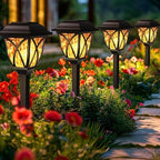 6 Pack Solar Lights (Solar Lights Outdoor Garden Flickering Flame) by Unknown