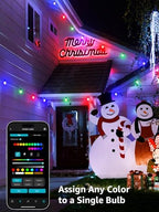 Lepro ZB1 AI Smart Outdoor String Lights, 100(88+12) ft RGB+IC+Warm White - Image 6
