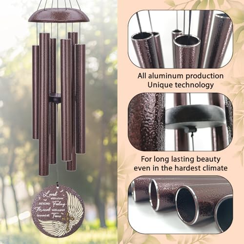 Personalized Sympathy Wind Chime, Wind Chimes for Loss of Loved Father/Mother/Lover, Commemorative Sympathy Bereavement Gifts for Condolences/Funeral - Image 4