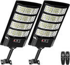 Solar Security Lights Outdoor, 2 Pack with Motion Sensor by Vipzon