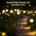 4 Pack Firefly Solar Garden Lights, Swaying Outdoor Decor for Yard - Image 5
