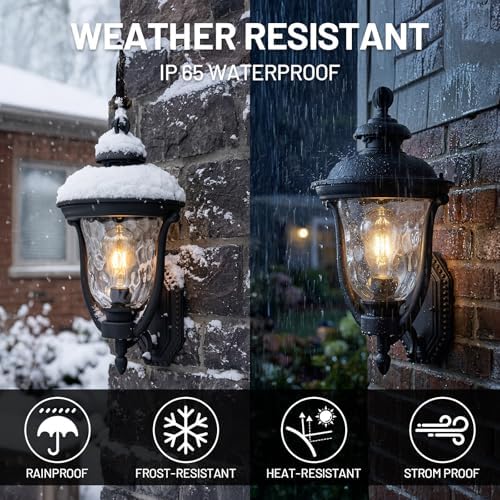 Porch Lights Outdoor Light Fixtures Wall Mount Exterior Lights - Image 2