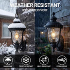 Porch Lights Outdoor Light Fixtures Wall Mount Exterior Lights - Image 2