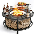 Fire Pit Surround Table for Solo Stove Bonfire & Ranger by VELUVIA
