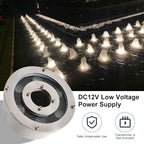 Fountain Light LED Underwater Pond Lights 5000K Day White DC12V IP68 Waterproof Submersible Light for Garden Fountain Pond - Image 3