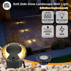 Gardenreet LED Well Lights Outdoor - Brass All Weather Electric Outdoor Inground Lighting, 12V LED Low Voltage Fixture, Antique Bronze for Pathway Backyard Yard with 4000K Neutral White MR16 Bulb - Image 2