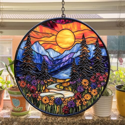 Moutain Range Acrylic Suncatcher - Image 4