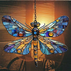 Tiffany Style Dragonfly Acrylic Suncatcher - Image 7