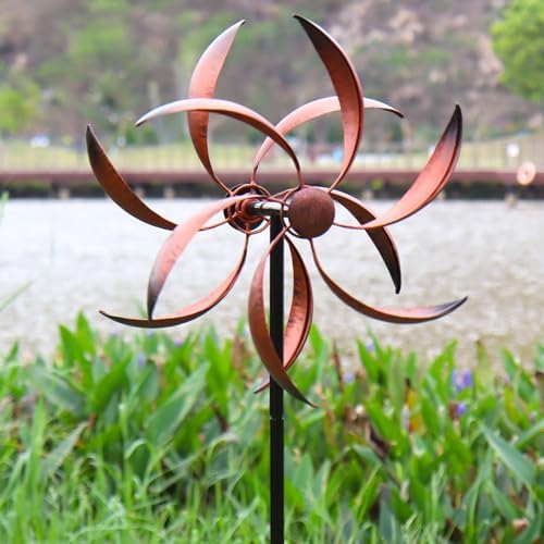 Wind Spinner Outdoor Metal Wind Sculptures for Yard and Garden - Image 3