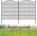 15 Panel No Dig Decorative Garden Fence 32" H x 35.4'L Outdoor Dog Barrier by Bilibompa
