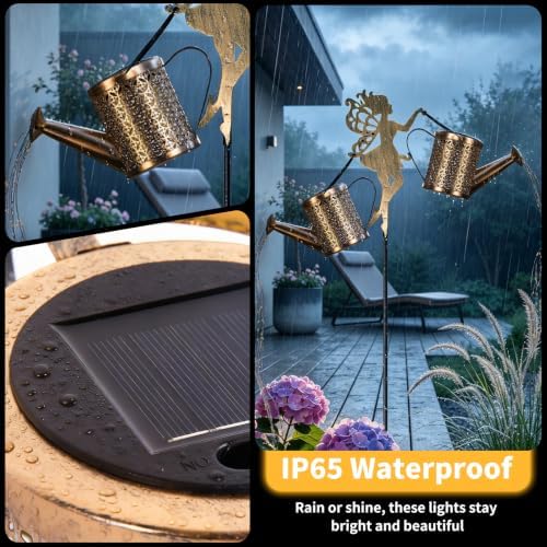 Solar Watering Can Lights, Solar Lights Outdoor Decor, Garden Decor Lights - Image 4