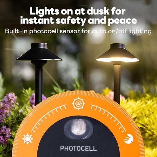 Gardenreet 200W Low Voltage Landscape Transformer with Timer and Photocell Light Sensor, 120V AC to 12V DC Power Supply, Weatherproof Outdoor Lighting for LED Spotlight, Pathway Light, ETL Listed - Image 5