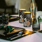 Spider Web Flameless Candles Battery Operated Candles with Timer Remote Control LED Pillar Lights for Trick or Treat Party Decoration LED Real Wax Flameless Lights - Image 4