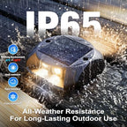 Quntis Solar Driveway Lights Outdoor Waterproof, Warm White 12 Pack - Image 6